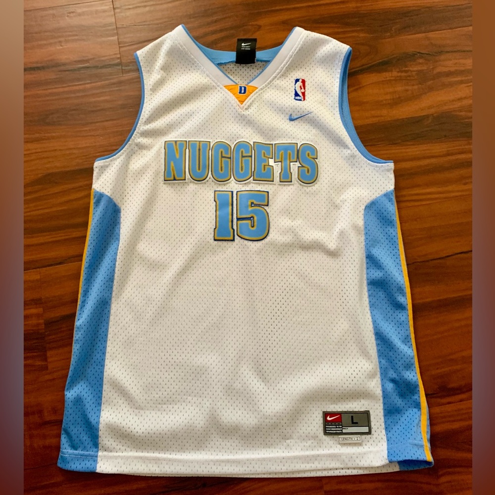 NWOT Kids NBA NIKE CARMELO ANTHONY #15 JERSEY. CREW NECK, SLEEVELESS.